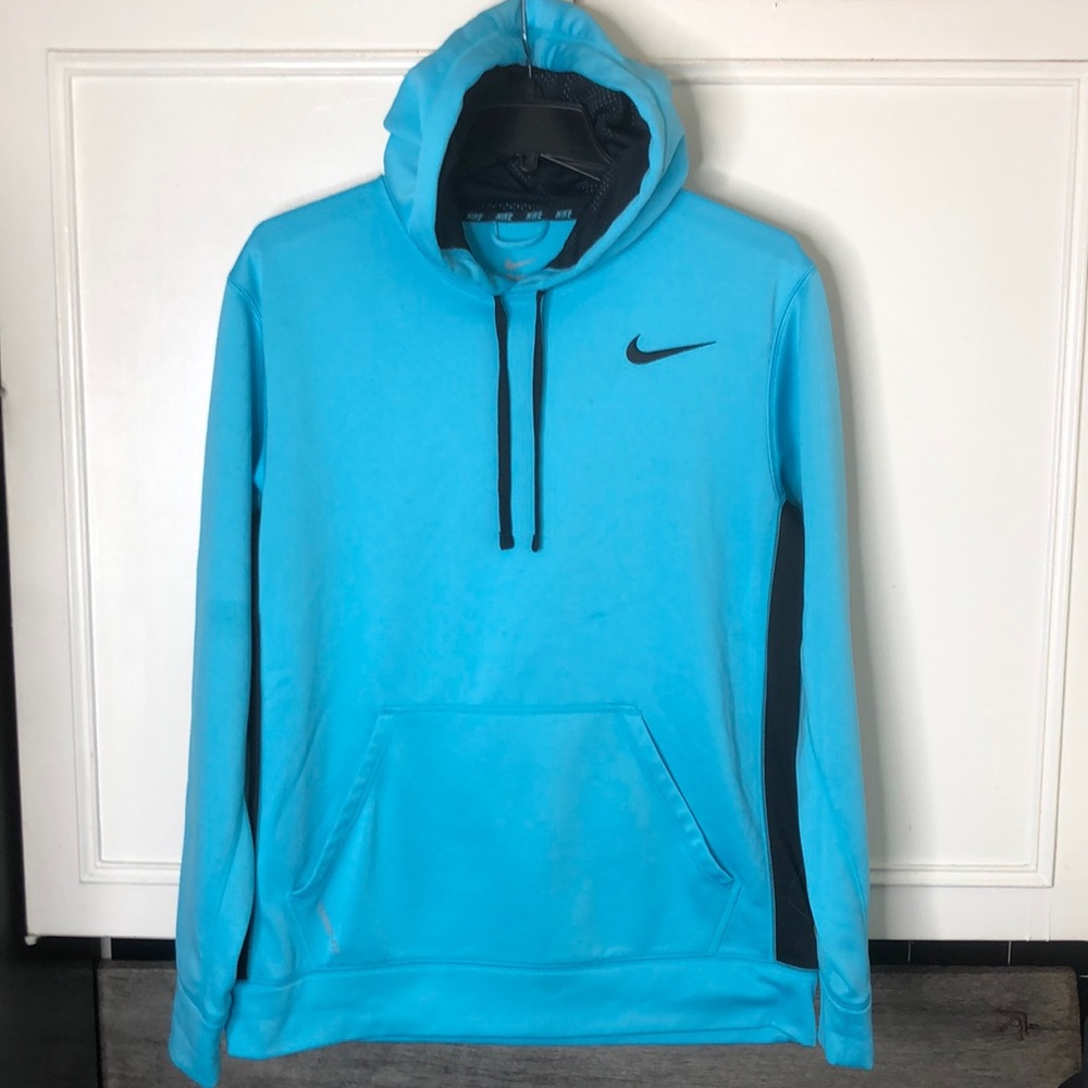 Nike therma fit hoodie hoodie blue womens size M
